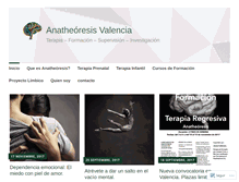 Tablet Screenshot of anatheoresisvalencia.com